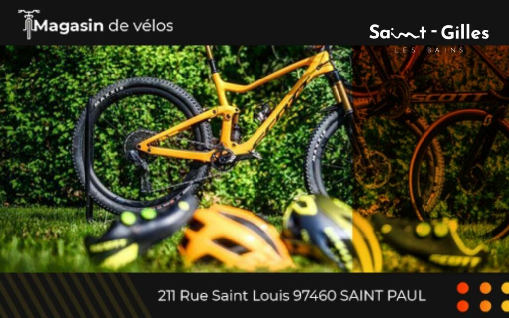 Magasin de vente et location de vélo Bike 974 à La Réunion à Saint-Gilles Les Bains