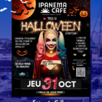 Halloween à l'Ipanema Café de Saint-Gilles les Bains